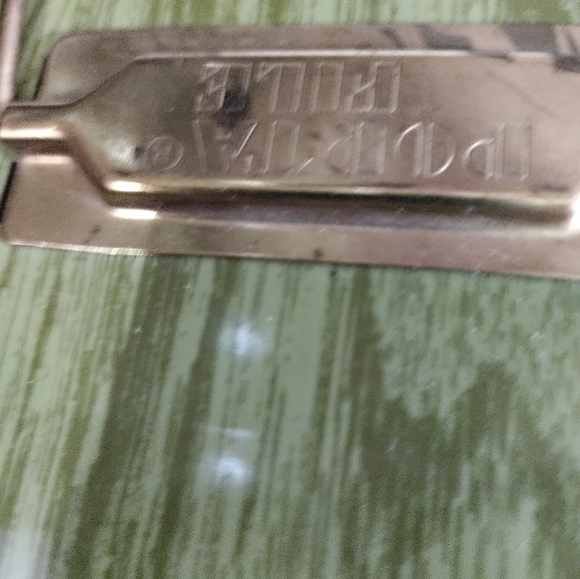 Vintage PortaFile Metal Records Box + the KEY! - Picture 5 of 5